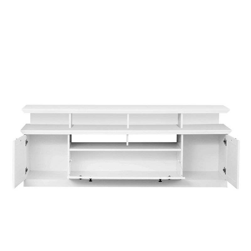 babyonlineshop trendteam Baxter TV-Lowboard breit + Aufsatz weiß Dekor Sonderangebot