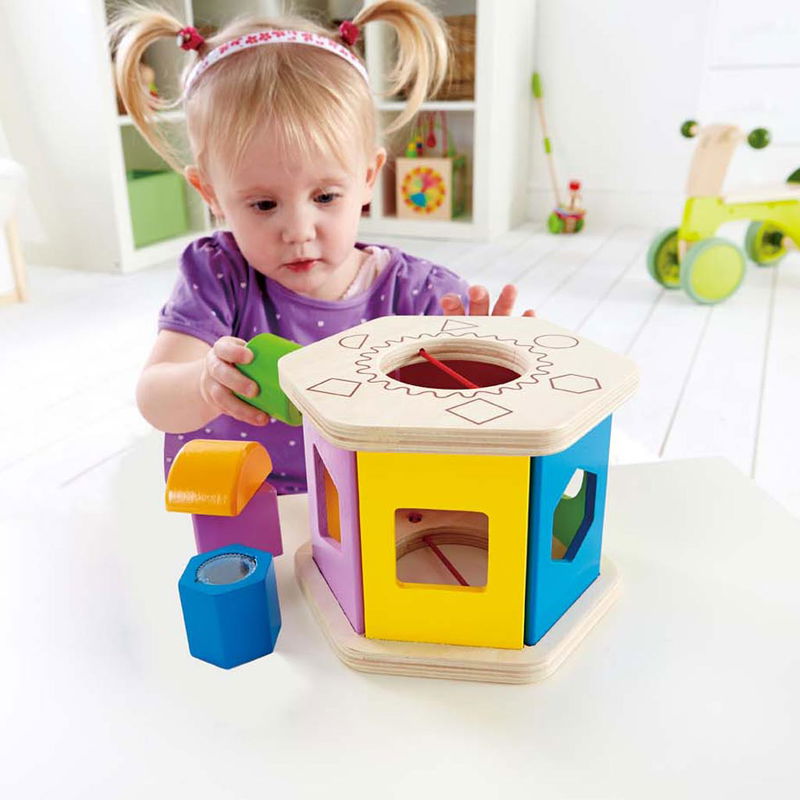 babyonlineshop Hape Sortierbox Shake & Match E0407 Lagerräumung