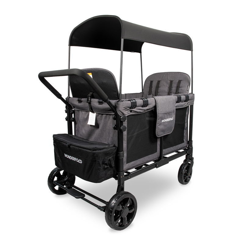 babyonlineshop WonderFold W4 Original Bollerwagen - Charcoal Grey Neueste Mode