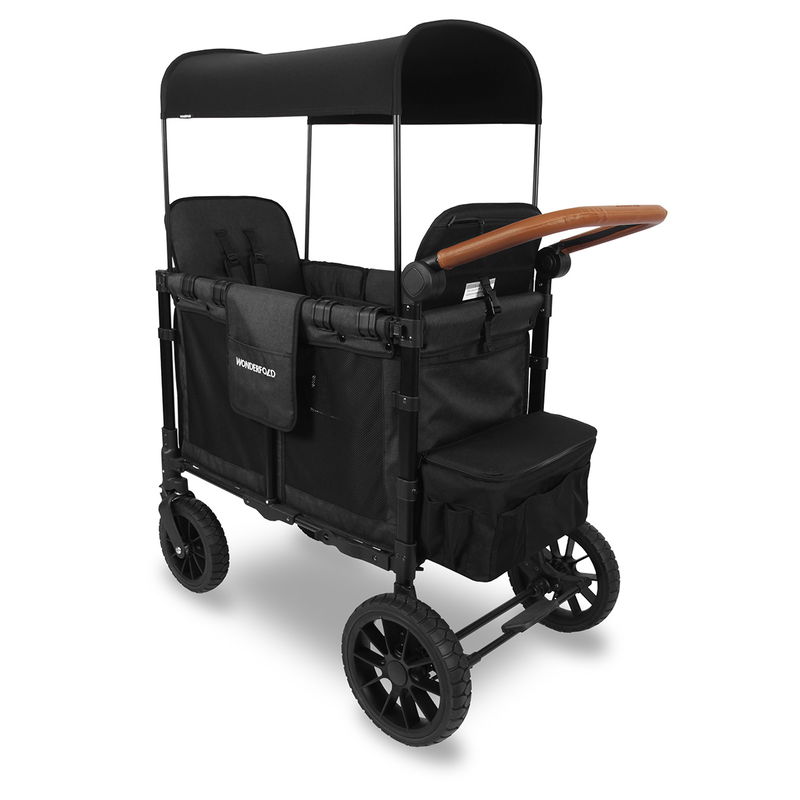 babyonlineshop WonderFold W2 Luxe Bollerwagen - Volcano Black Online Outlet