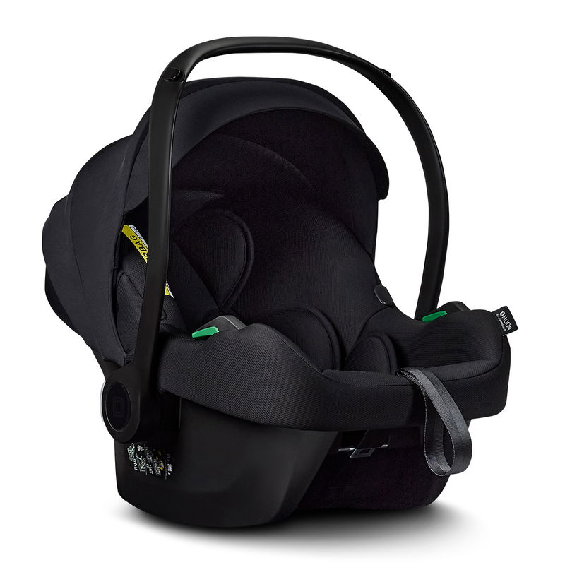 babyonlineshop Moon Resea Plus Kinderwagen Set mit Adapter und Cosmo Babyschale - onyx Tiefpreis
