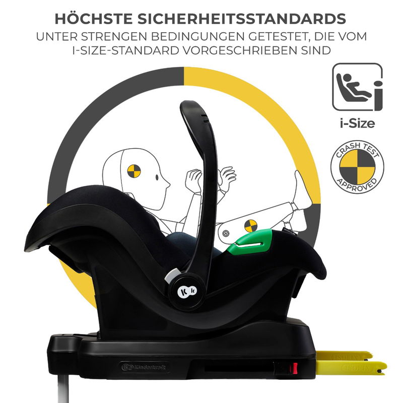 babyonlineshop Kinderkraft Kinderwagen 4in1 NEWLY Mink Pro classic black + base Zeitbegrenzte Promotion
