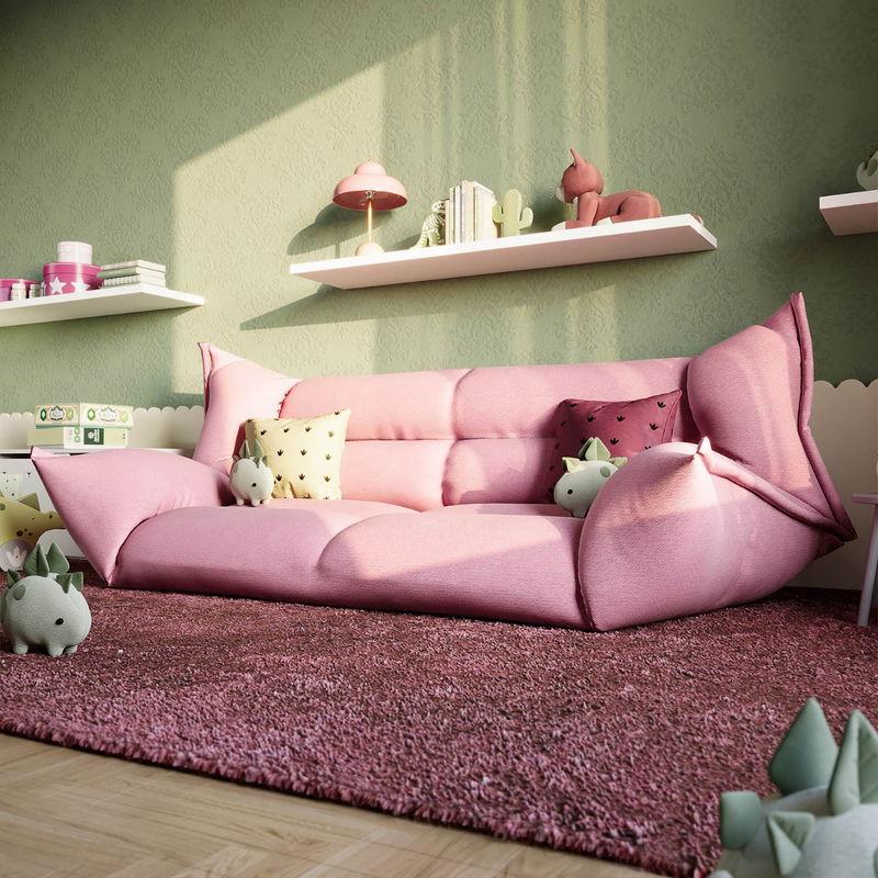 babyonlineshop Nature Kid Faltsofa rosa mehrfach verstellbar mit rutschfestem Unterboden Nur noch ein Tag übrig