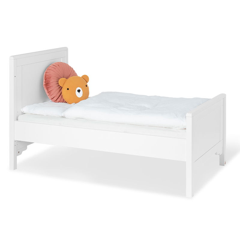 babyonlineshop Pinolino Chalet Kinderbett 70x140 cm weiß inkl. Umbauseiten Im Verkauf