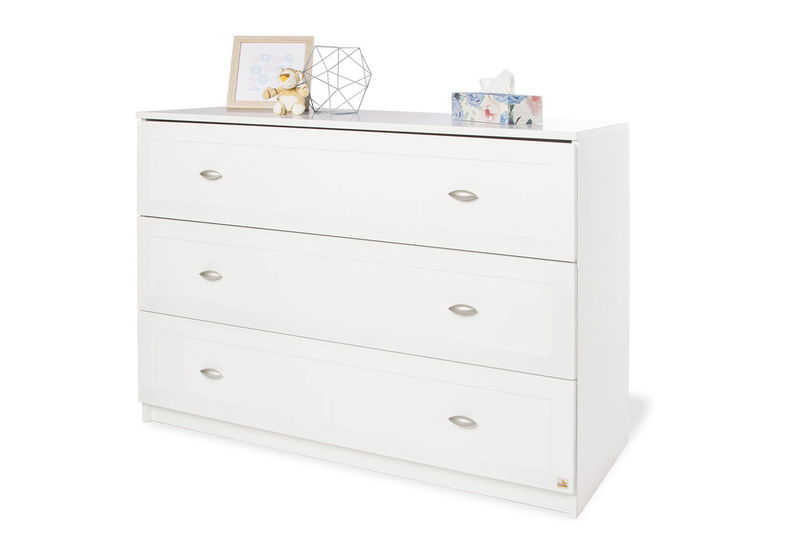 babyonlineshop Pinolino Laura Wickelkommode breit 3 Schubkästen Outlet
