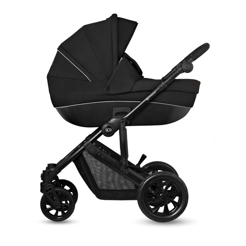 babyonlineshop Kinderkraft Kinderwagen 3in1 PRIME LITE Mink Pro black VIP-Rabatte