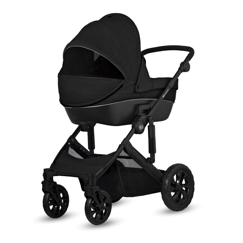 babyonlineshop Kinderkraft Kinderwagen 3in1 PRIME LITE Mink Pro black VIP-Rabatte