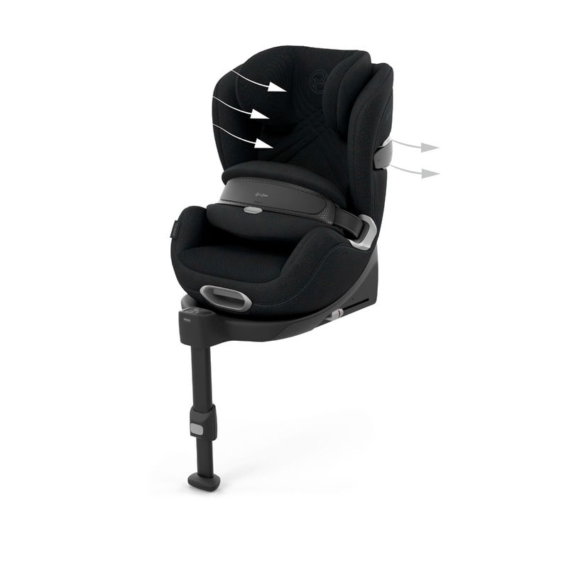 babyonlineshop CYBEX Anoris T2 i-Size Kindersitz Plus Sepia Black Ab 15 Monate bis ca. 7 Jahre Clearance-Verkauf