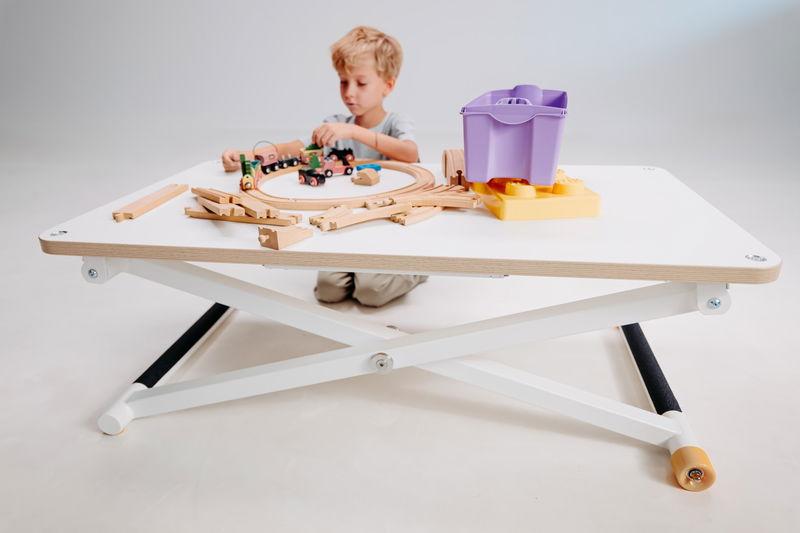 babyonlineshop poptop Kinderschreibtisch weiß höhenverstellbar Limitierter Zeitrabatt