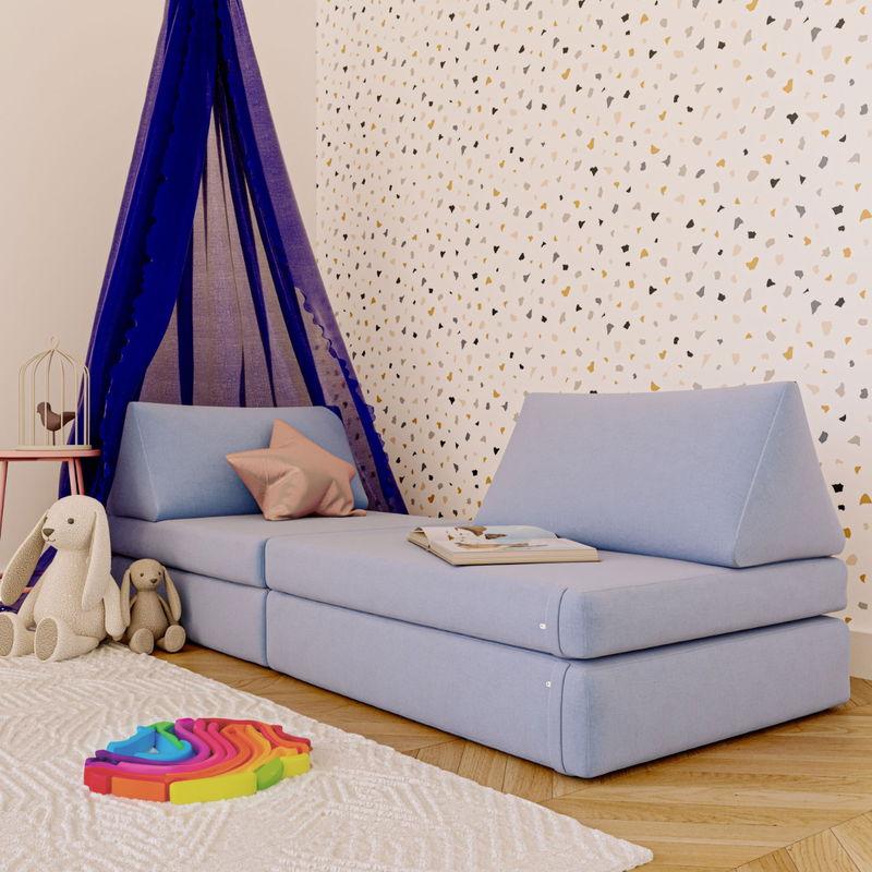 babyonlineshop Neu: Nature Kid My Color Play Kindersofa für Kinder blau Cyber Monday
