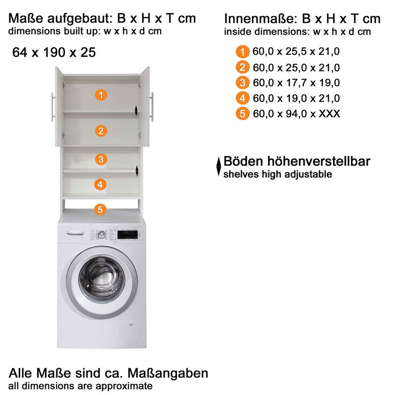 babyonlineshop trendteam Basix Waschmaschinen-Überbau weiß Saisonale Angebote