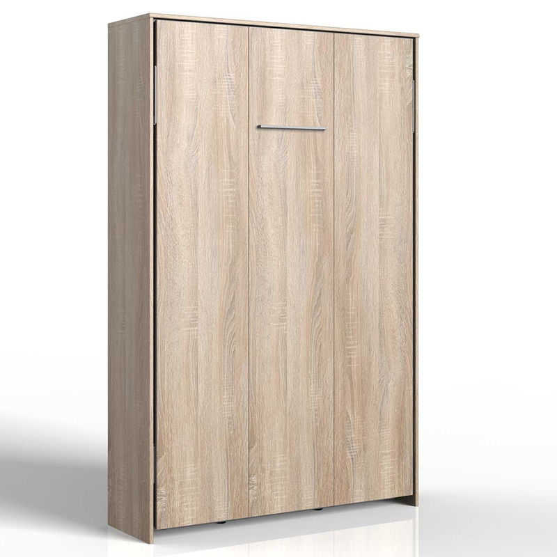 babyonlineshop Wimex Juist Klappbett vertikal 120 x 200 cm Eiche sägerau Dekor VIP-Rabatte