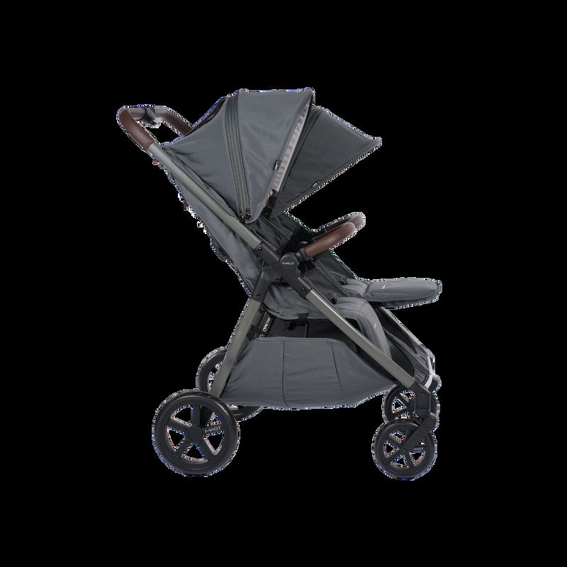 babyonlineshop MastSwiss M.Twin x VOLCANIC ASH Geschwisterwagen Clearance-Verkauf