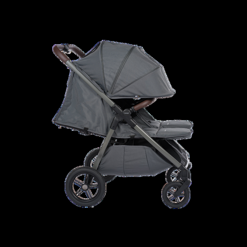babyonlineshop MastSwiss M.Twin x VOLCANIC ASH Geschwisterwagen Clearance-Verkauf