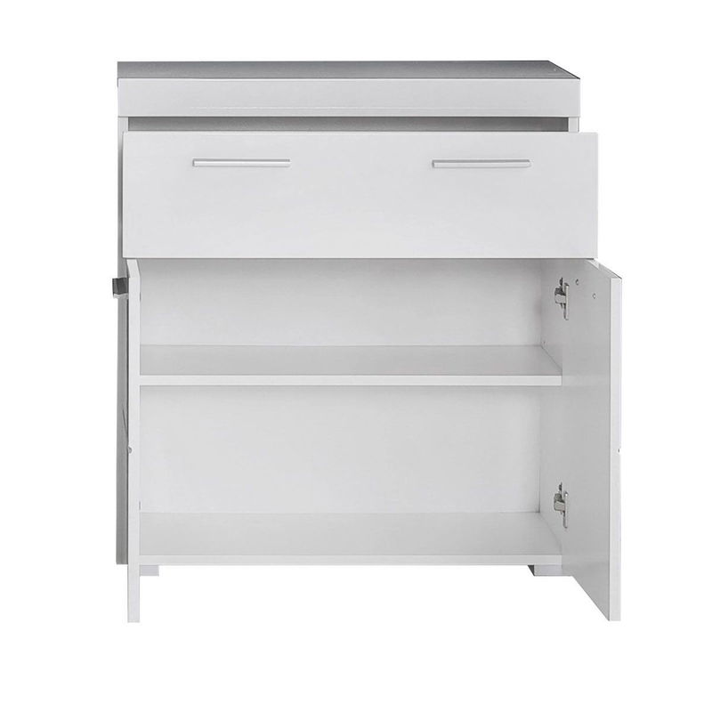 babyonlineshop trendteam Amanda Standschrank 73x79x31 cm weiß Riesige Ersparnisse
