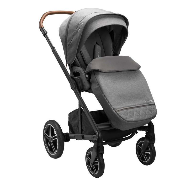 babyonlineshop nuna MIXX next Kinderwagen Granite inkl. Fußsack Regenverdeck Adapter im Angebot