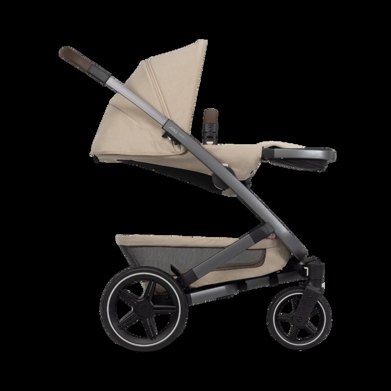 babyonlineshop Joolz Geo 3 Kinderwagen Bundle Sandy taupe + Cloud T i-Size Base T & Fußsack Kostenloser Versand