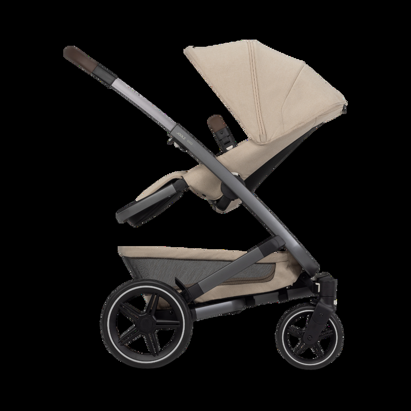 babyonlineshop Joolz Geo 3 Kinderwagen Bundle Sandy taupe + Cloud T i-Size Base T & Fußsack Kostenloser Versand