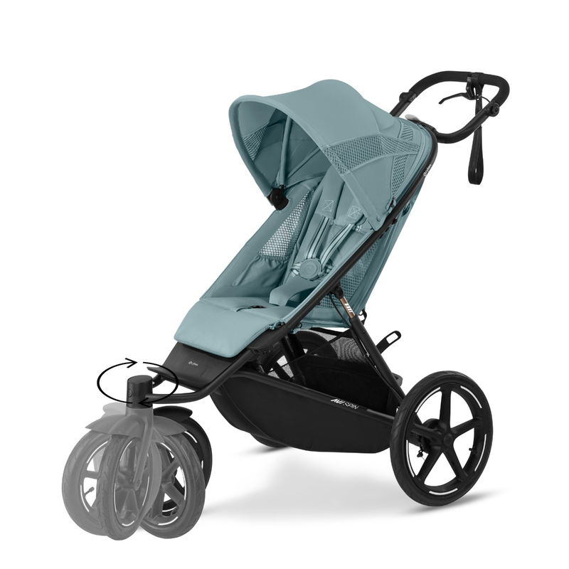 babyonlineshop CYBEX AVI SPIN Sportwagen Stormy Blue Fabrik Onlineshop