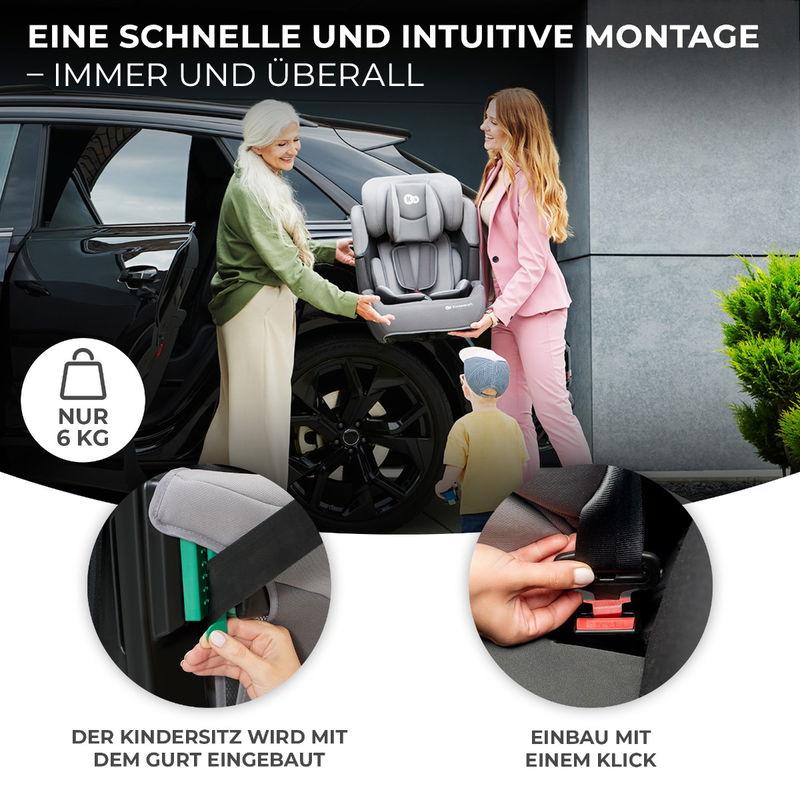 babyonlineshop Kinderkraft Comfort Up i-Size Kindersitz green 76 - 150cm 8kg Zeitbegrenzte Promotion