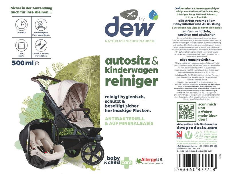 babyonlineshop tfk by dew - Autositz und Kinderwagen Reiniger (500ml) Clearance-Verkauf