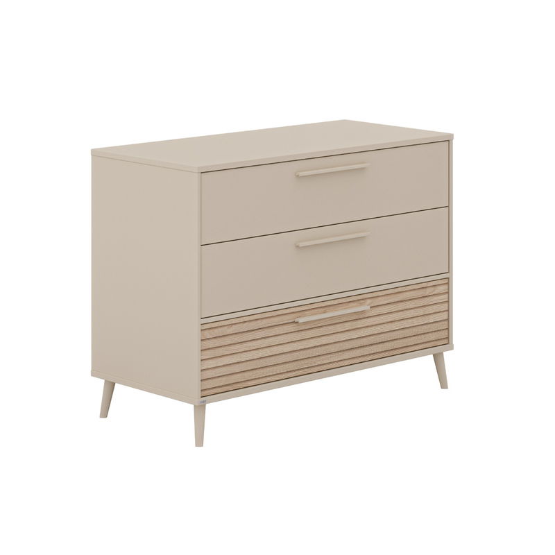 babyonlineshop Paidi Eefje Kinderzimmer 3-türig breit Cashmere-Beige / Groovy-Oak Online