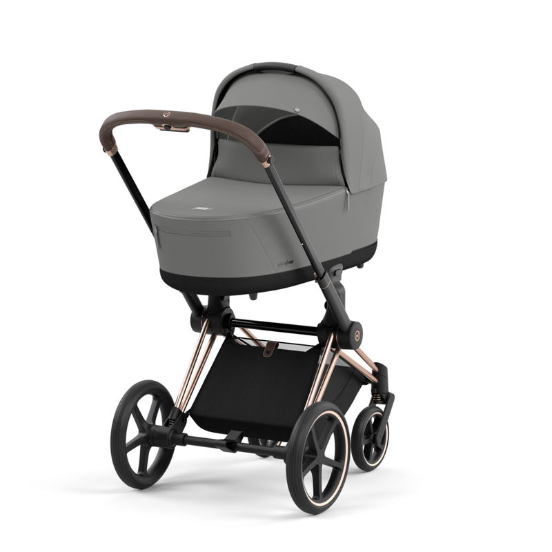 babyonlineshop CYBEX PRIAM Kinderwagen Mirage Grey Bundle Plus New Generation inkl. Zubehörartikel Osterangebot