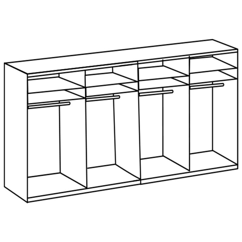 babyonlineshop Wimex Norderstedt Schwebetürenschrank 360x236 cm Graphit Wochenangebot