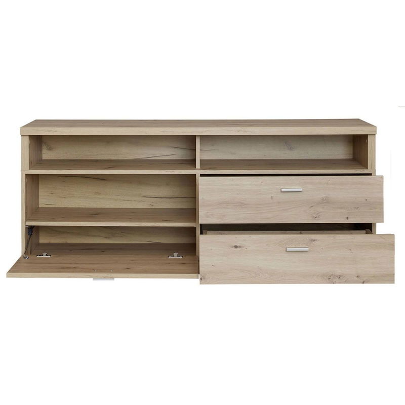 babyonlineshop trendteam Echo TV-Lowboard beleuchtet Artisan Eiche melamin Begrenzte Freigabe
