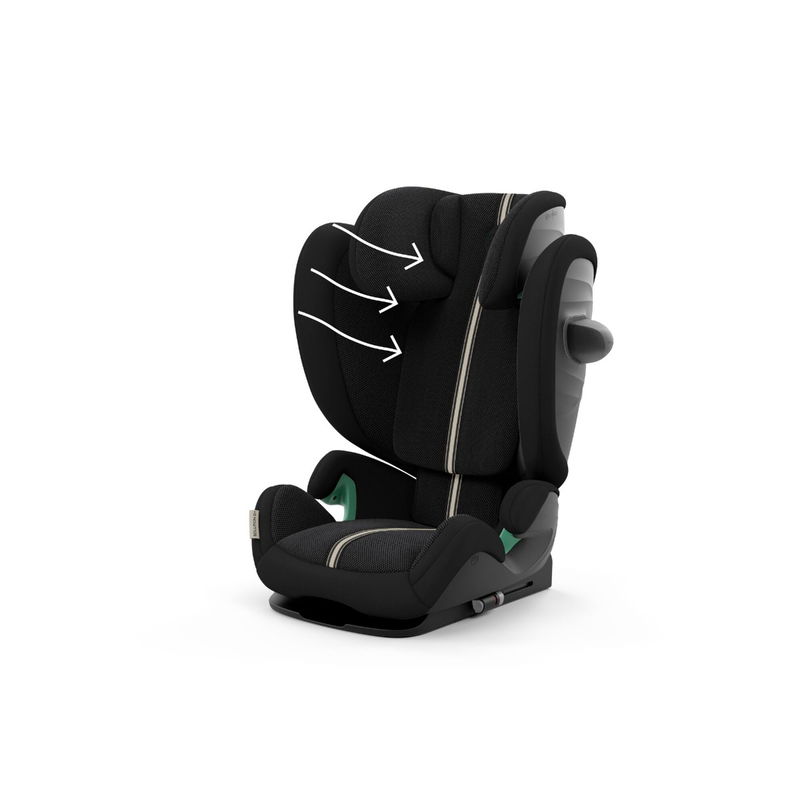 babyonlineshop CYBEX Solution G i-Fix Plus Kindersitz Moon Black 3 bis 12 Jahre Zeitbegrenzte Promotion