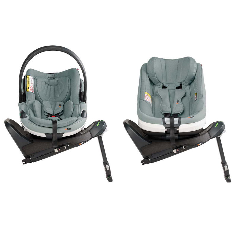 babyonlineshop BeSafe Go Beyond Babyschale und Beyond 360 Autositz mit 2 Bases Sea Green Mélange Speichern exportieren