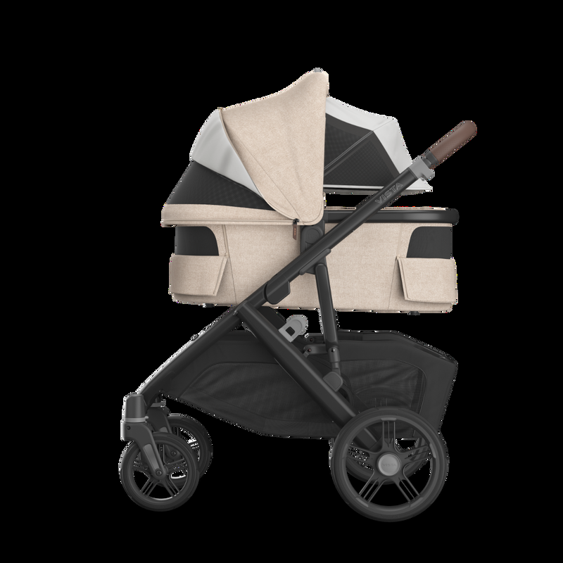 babyonlineshop UPPAbaby Vista V3 Kinderwagen Liam Oat Mélange Auslauf