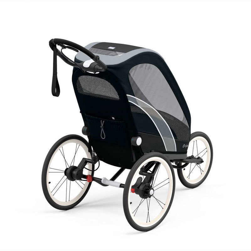babyonlineshop CYBEX ZENO One Box All Black Rahmen + Sitzpaket als Komplett-Set Günstiger Verkauf