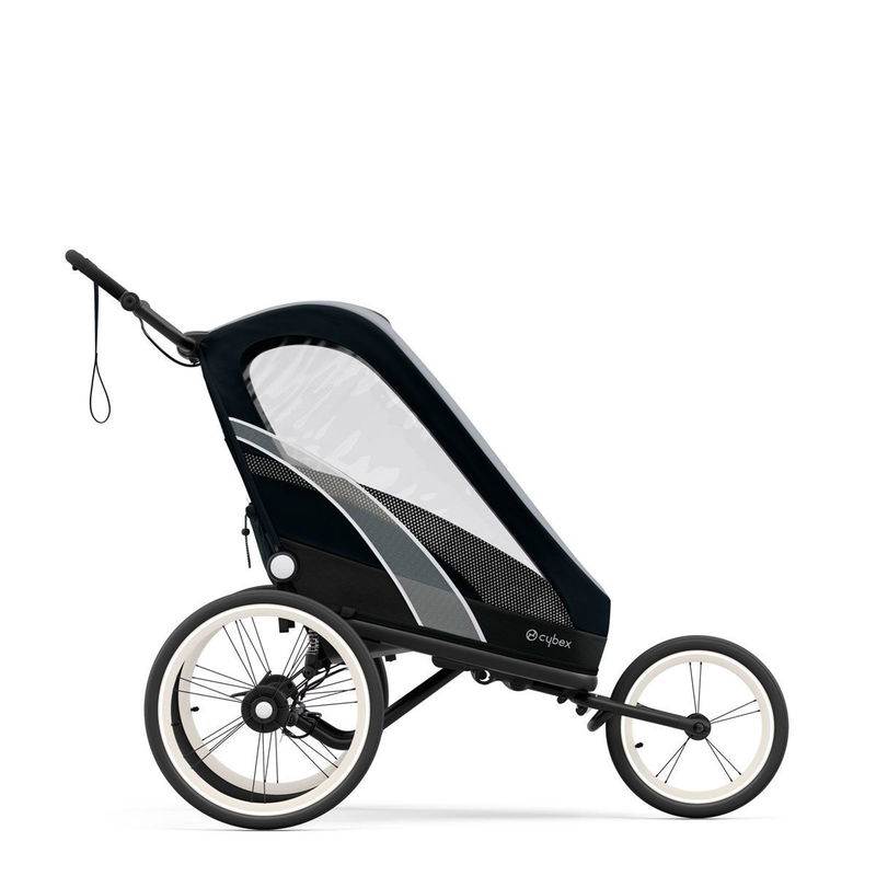 babyonlineshop CYBEX ZENO One Box All Black Rahmen + Sitzpaket als Komplett-Set Günstiger Verkauf