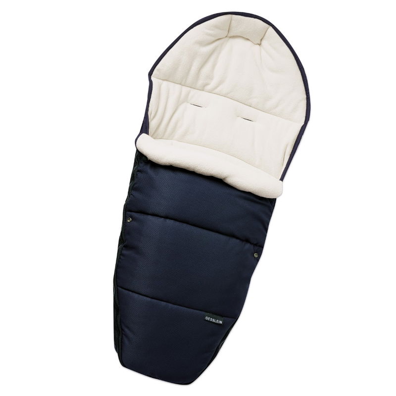 babyonlineshop Gesslein Sleepy Fußsack für Gesslein Kinderwagen dunkelblau
