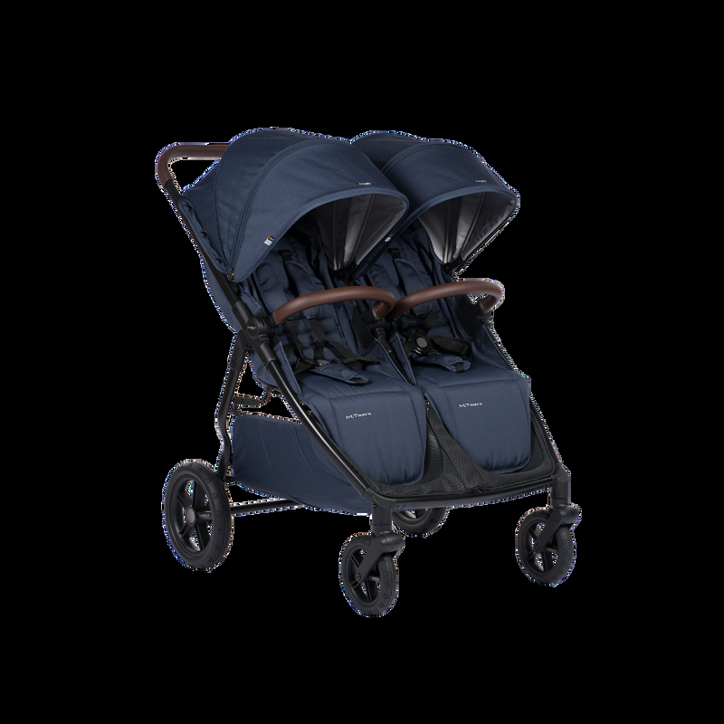 babyonlineshop Mast Swiss M.Twin x Geschwisterwagen BLUEBERRY