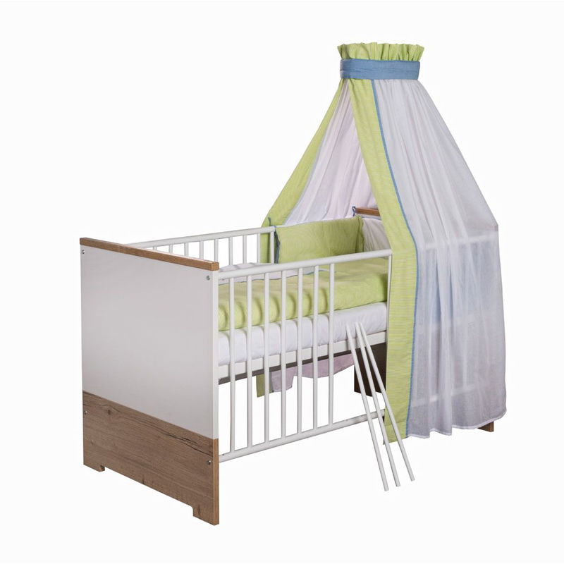 babyonlineshop Schardt Eco Plus Kinderzimmer inkl. Umbauseiten mit zweitürigem Schrank Exklusivangebot