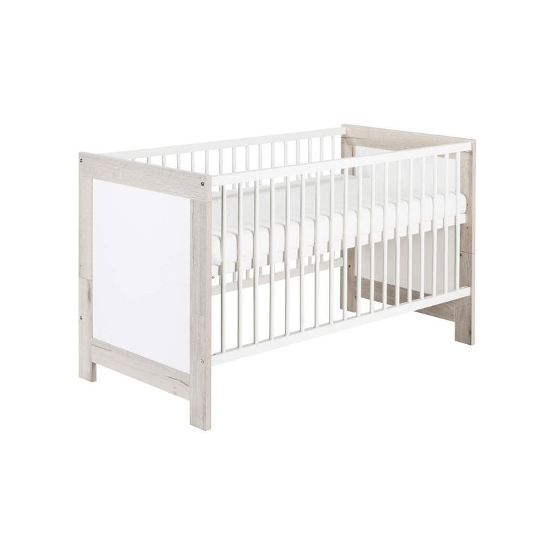 babyonlineshop Schardt Nordic Halifax Kinderbett 70 x 140 cm Halifax Eiche/Weiß Neueste Mode