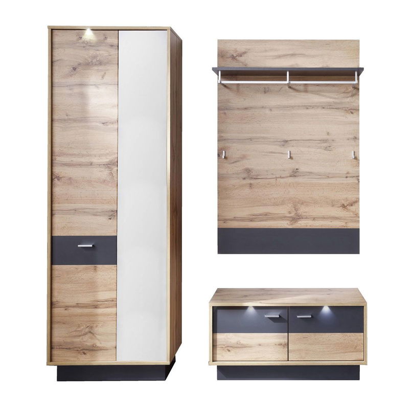 babyonlineshop trendteam Coast Garderoben-Set 3-teilig Schrank breit Zeitbegrenzte Promotion