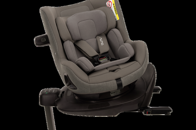 babyonlineshop Nuna PRUU i-Size Kindersitz (40 - 105 cm) mit integrierter Basisstation Granite