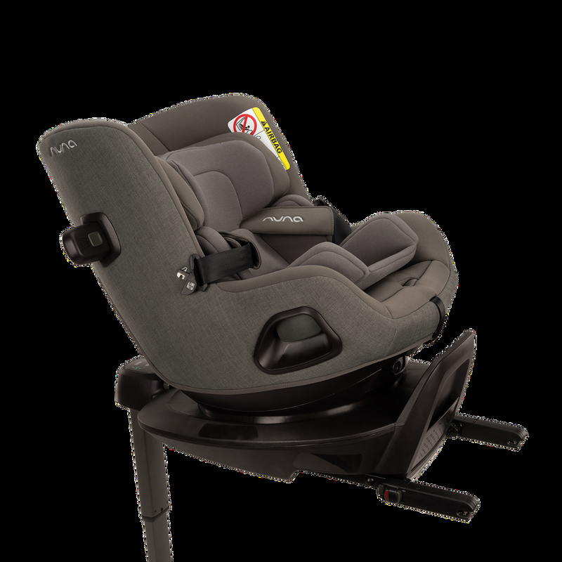 babyonlineshop Nuna PRUU i-Size Kindersitz (40 - 105 cm) mit integrierter Basisstation Granite Lagerräumung