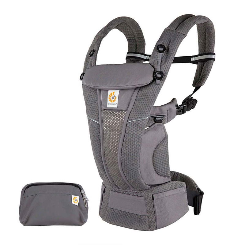 babyonlineshop Ergobaby Omni Breeze Graphite Grey Babytrage