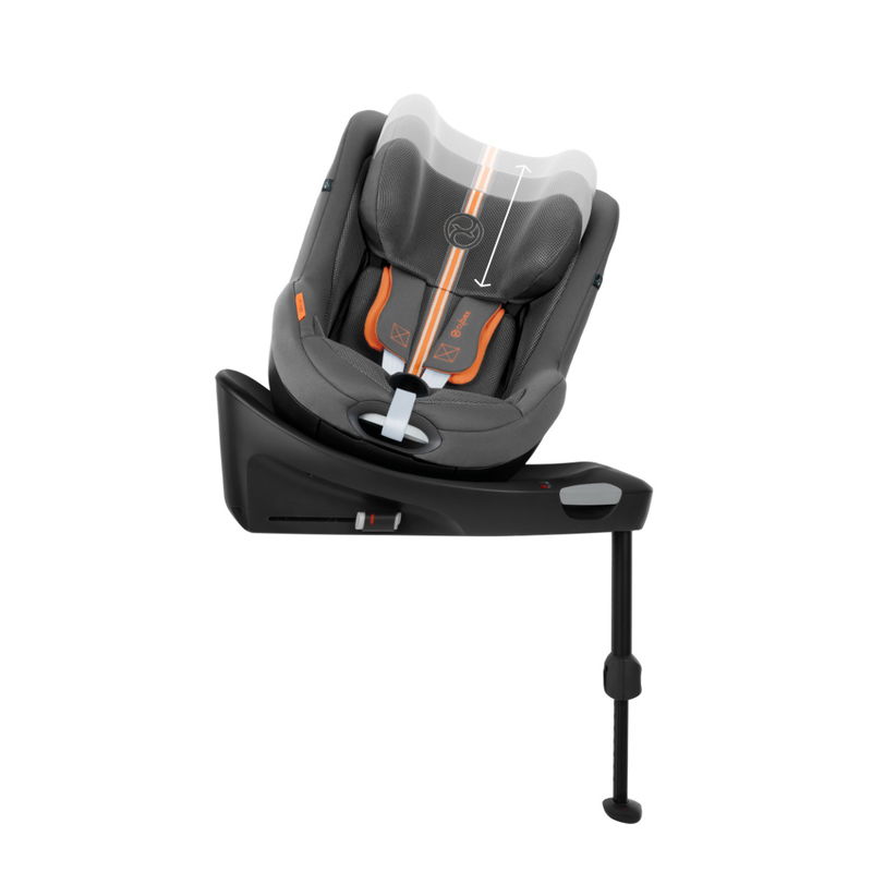 babyonlineshop CYBEX Sirona Gi i-Size Plus Lava Grey ab Geburt bis 105 cm (ca. 4 Jahre) Neuheiten