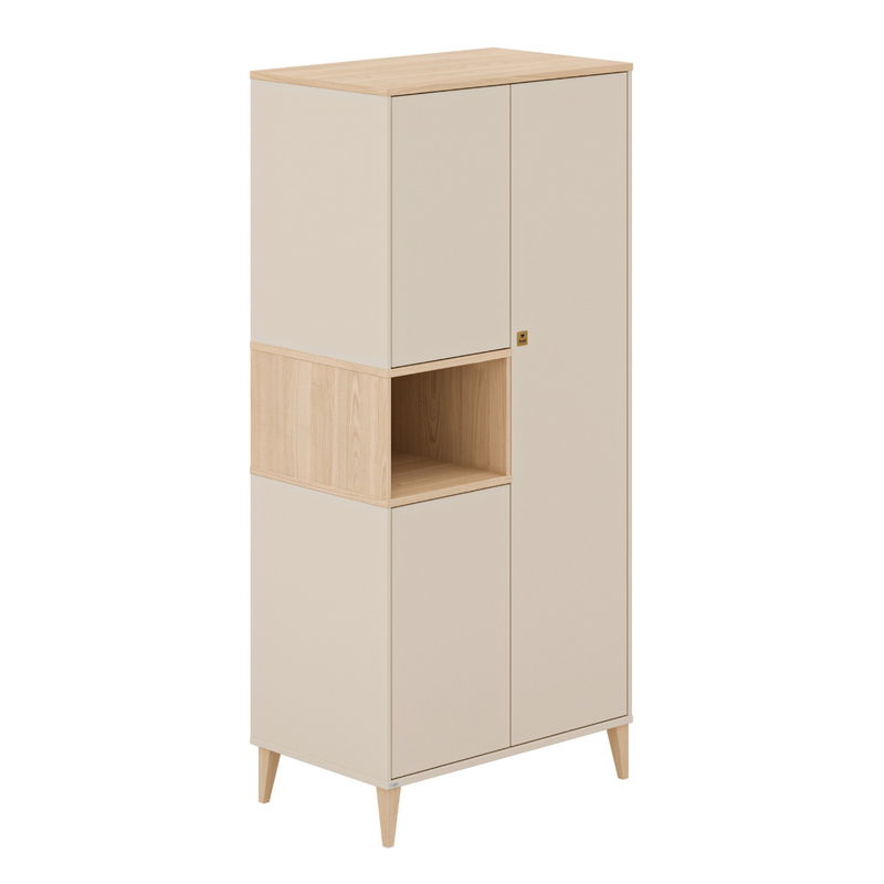 babyonlineshop Paidi Mila & Ben Kinderzimmer 3-türig Cashmere-Beige / Scandinavian-Wood Neueste Stile