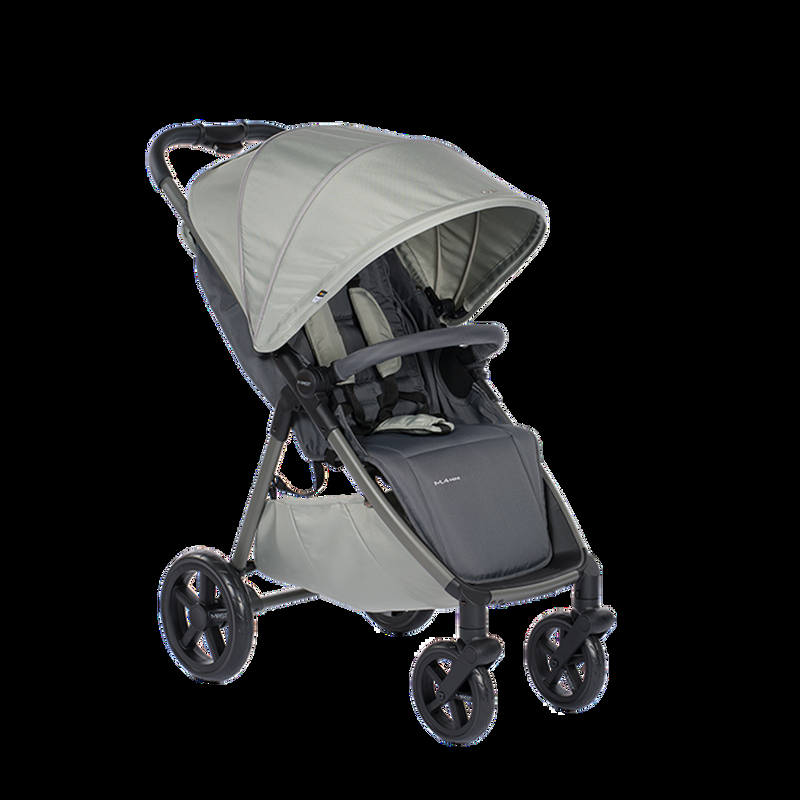 babyonlineshop Mast Swiss M.4 Mini Sportwagen FOREST GREEN mit Light Weight Wheels