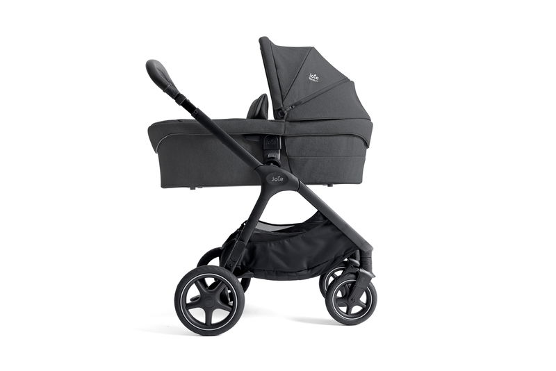 babyonlineshop Joie Signature Kombi-Kinderwagen Finiti inkl. Babywanne Ramble XL Ebony Begrenztes Angebot