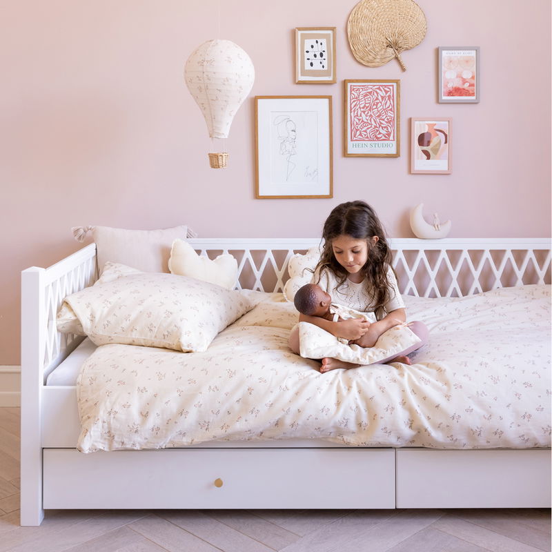 babyonlineshop CamCam Copenhagen Harlequin Tagesbett - Weiß Räumungsverkauf