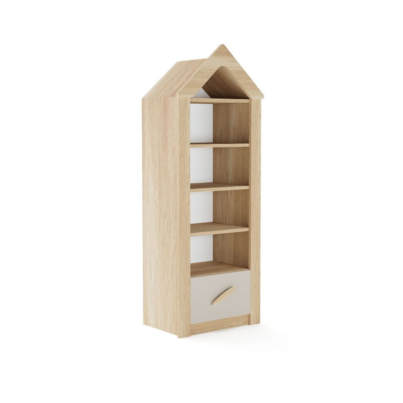 babyonlineshop Nature Kid My House Bücherregal Natur/Grau Wochenangebot