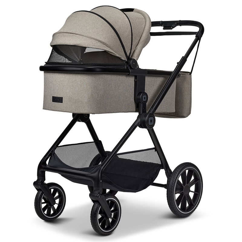 babyonlineshop Moon Clicc Kinderwagen - mud / melange Blitzverkäufe