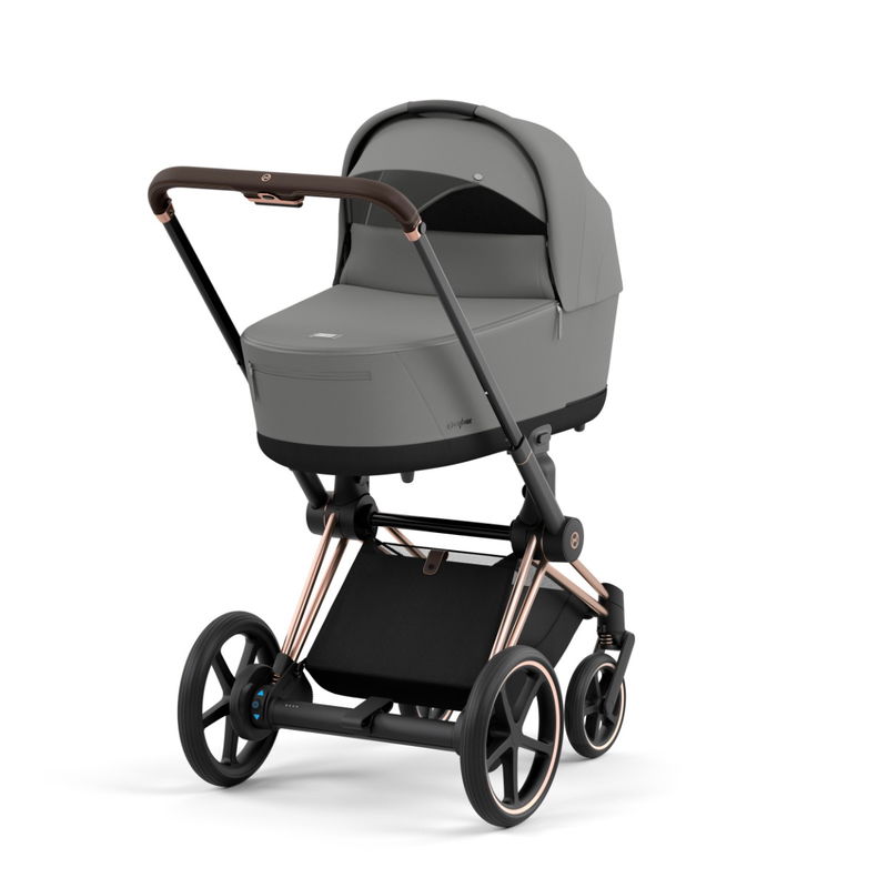 babyonlineshop CYBEX e-PRIAM Kinderwagen Mirage Grey Gestell wählbar New Generation